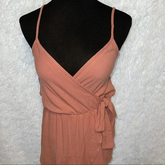 SOLD See You Monday Women’s Wrap Spaghetti Strap Romper - Picture 6 of 9